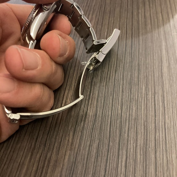 Stainless steel original Rolex Air King with Salmon dial. - Picture 17 of 17